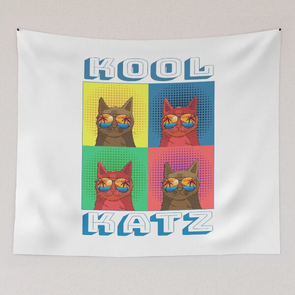 Item preview, Kool Katz Pop Art designed and sold by ArtGMerch.
