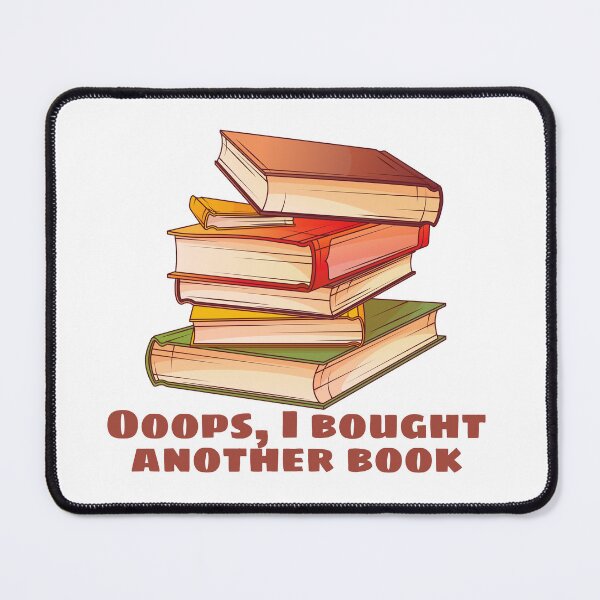 Item preview, Oops, I Bought Another Book Illustration designed and sold by ColorloomArt.