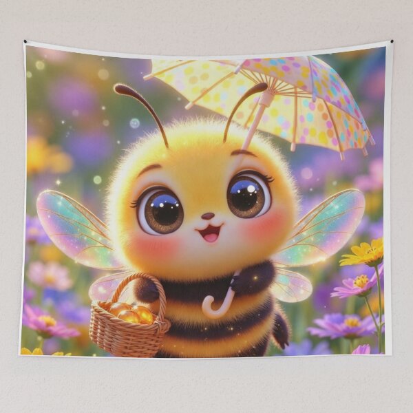 Item preview, Cute Baby Bee Summer Joy designed and sold by PixelVibe782.