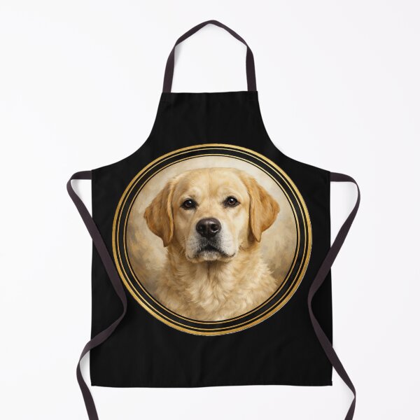 Item preview, Labrador Loyalty – Realistic Dog Circle Art designed and sold by TheJoyfulPen.
