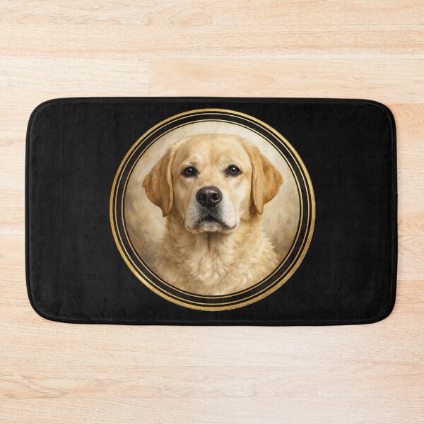 Item preview, Labrador Loyalty – Realistic Dog Circle Art designed and sold by TheJoyfulPen.