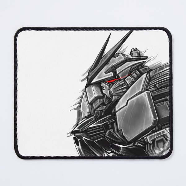 Item preview, MBF-P02 Gundam Astray Red Frame line art black white detailed japan mecha designed and sold by sabartgunpla.