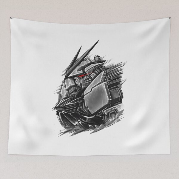 Item preview, MBF-P02 Gundam Astray Red Frame line art black white detailed japan mecha designed and sold by sabartgunpla.
