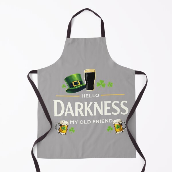 Item preview, Hello Darkness My Old Friend Funny Irish Shamrock Beer designed and sold by KathieFaugh.
