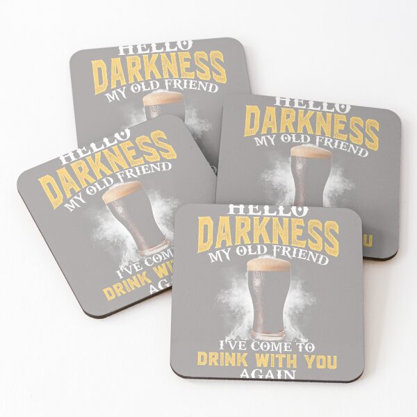 Item preview, Hello Darkness My Old Friend I've Come to Drink with You designed and sold by KathieFaugh.