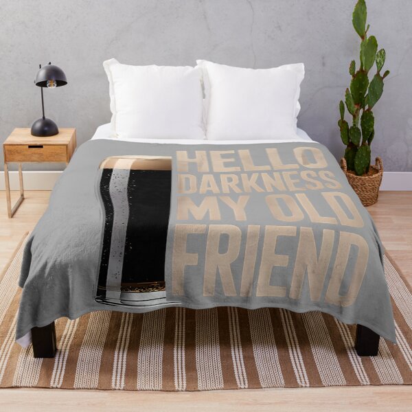 Item preview, Hello Darkness My Old Friend Stout Beer Lover designed and sold by KathieFaugh.
