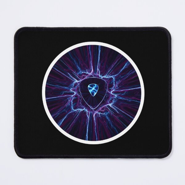 Item preview, Electric Pulse – Neon Guitar Pick Energy Burst designed and sold by CrimsonChords.