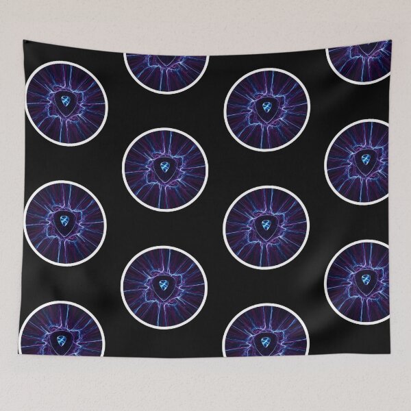 Item preview, Electric Pulse – Neon Guitar Pick Energy Burst designed and sold by CrimsonChords.