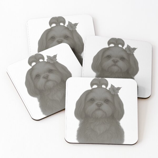 Item preview, Heritage Shih Tzu - Minimalist Fine Line Art designed and sold by tineldesign.