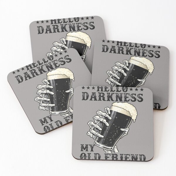 Item preview, Hello Darkness My Old Friend Stout Dark Beer Potter Lover designed and sold by KathieFaugh.