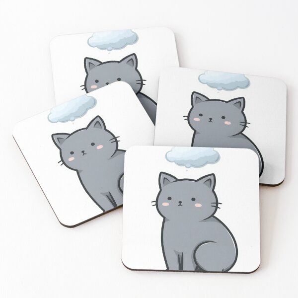 Item preview, Overthinking Cat designed and sold by Print75.