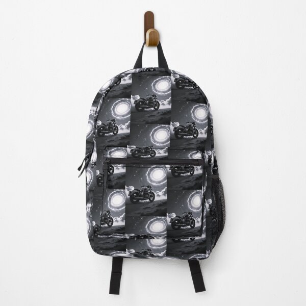 Item preview, Cosmic Ride – Retro Motorcycle in a Surreal Galaxy" designed and sold by Dogandesighn.