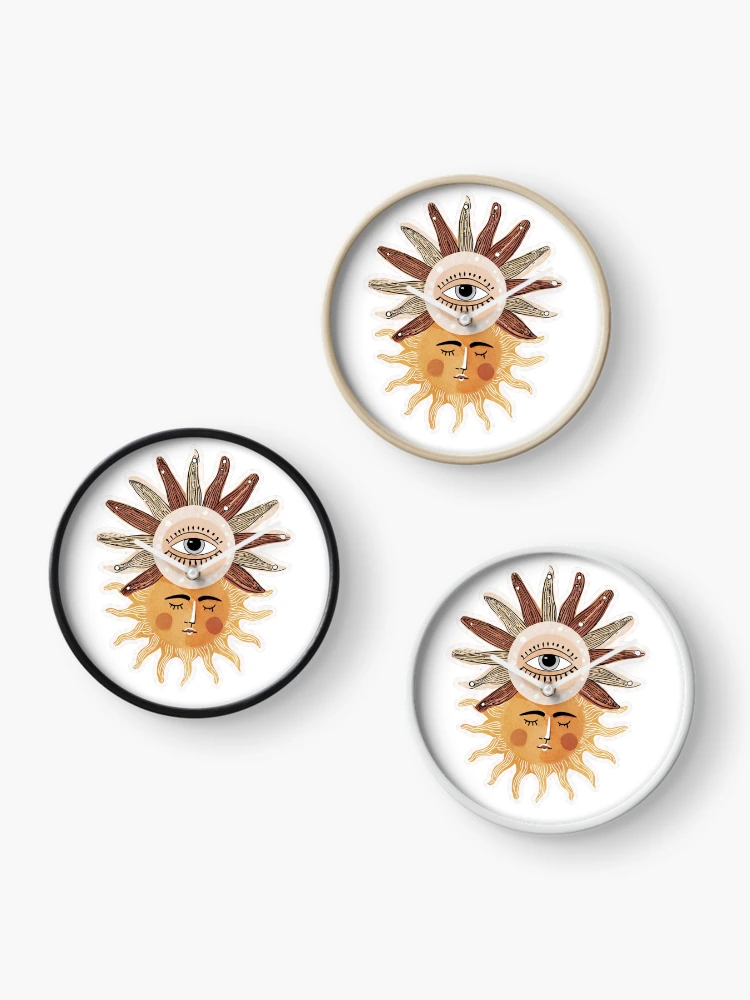 Thumbnail 3 of 4, Clock, Divine Insight designed and sold by DesignMind1.