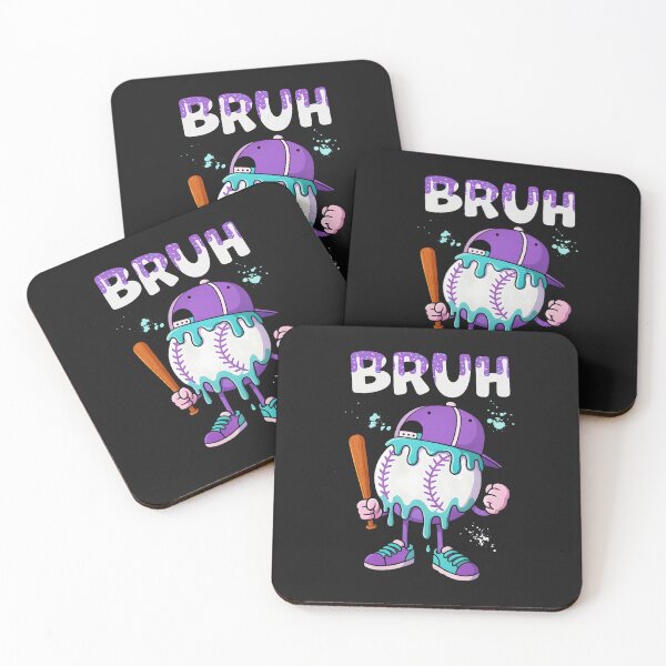 Item preview, Baseball Ice Cream Drip Youth Bruh Baseball for Girls & Boys  designed and sold by FrankIsabel.