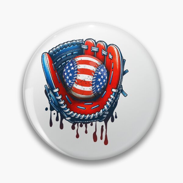 Item preview, 4th of July Red White and Blue Baseball Ice Cream Drip Boys  designed and sold by FrankIsabel.