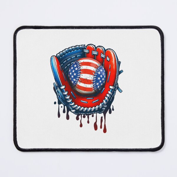 Item preview, 4th of July Red White and Blue Baseball Ice Cream Drip Boys designed and sold by FrankIsabel.