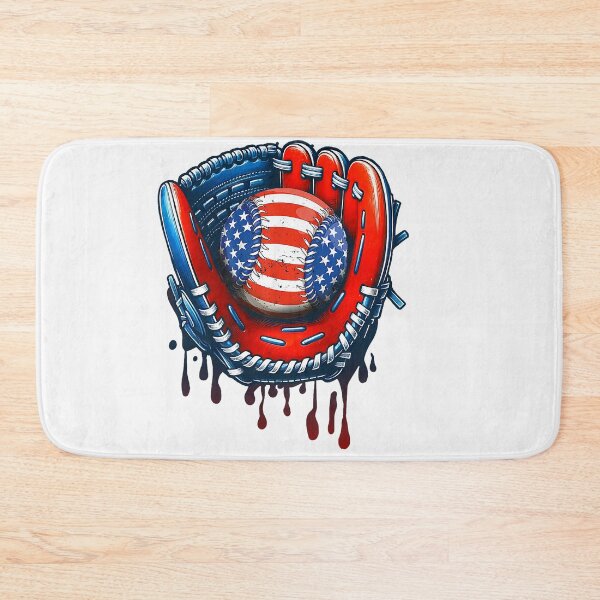 Item preview, 4th of July Red White and Blue Baseball Ice Cream Drip Boys  designed and sold by FrankIsabel.