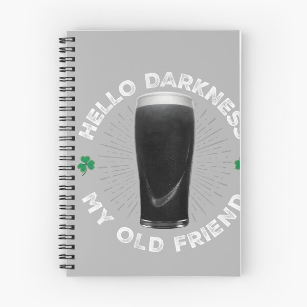 Item preview, Hello Darkness My Old Friend, Funny St Patrick's Day Stout designed and sold by KathieFaugh.