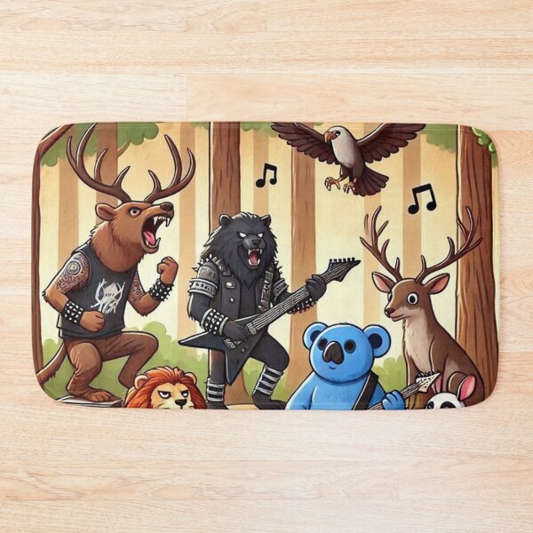Item preview, Cute Animals Metal Music Band designed and sold by Dogandesighn.