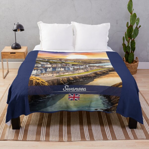 Artikelvorschau, Swansea UK Reisen entworfen und verkauft von Thistle-TShop.