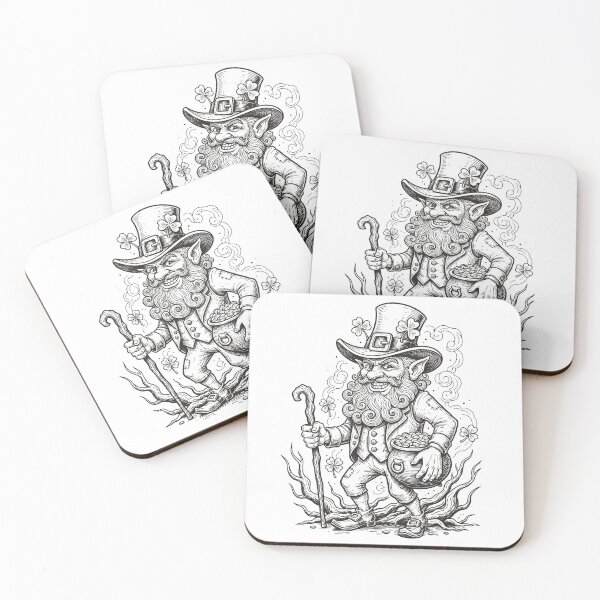 Item preview, Dark Vintage Leprechaun with Gold designed and sold by JaaGo PopLab.