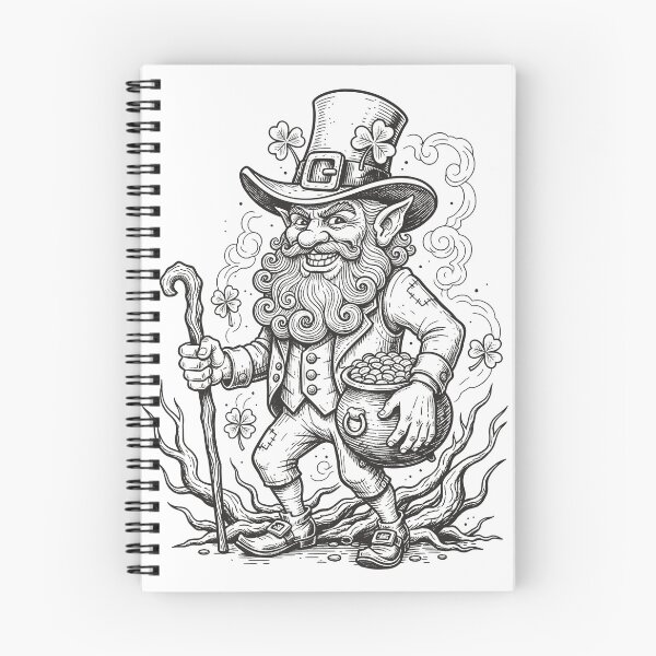 Item preview, Dark Vintage Leprechaun with Gold designed and sold by JaaGo PopLab.