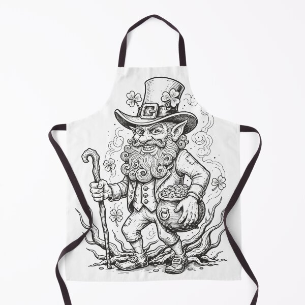 Item preview, Dark Vintage Leprechaun with Gold designed and sold by JaaGo PopLab.