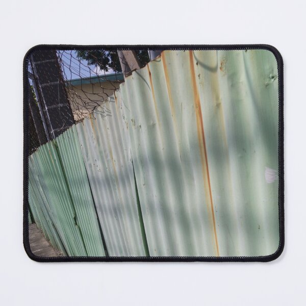 Item preview, Rusty Metallic Fence designed and sold by ROSE ANN BANILAR.