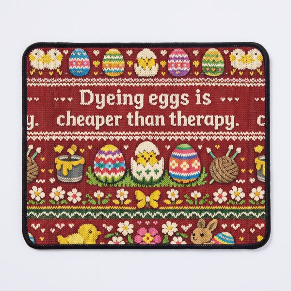 Item preview, Dyeing eggs is cheaper than therapy (saying) designed and sold by Mauswohn.