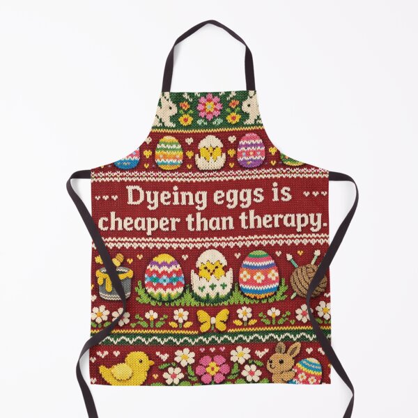 Item preview, Dyeing eggs is cheaper than therapy (saying) designed and sold by Mauswohn.