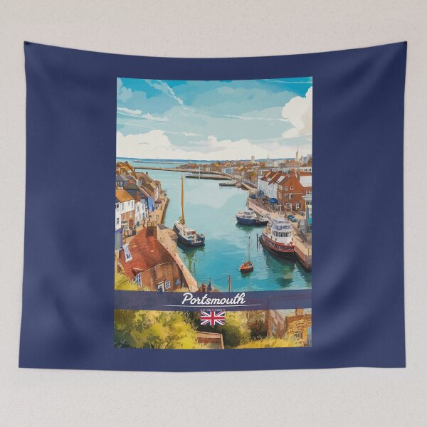 Item preview, Portsmouth UK Travel designed and sold by Thistle-TShop.