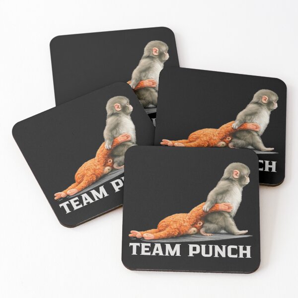 Item preview, Team Punch, Punch the monkey - Baby Monkey Holding Plush Toy, Monkey Punch  designed and sold by MD-Over.