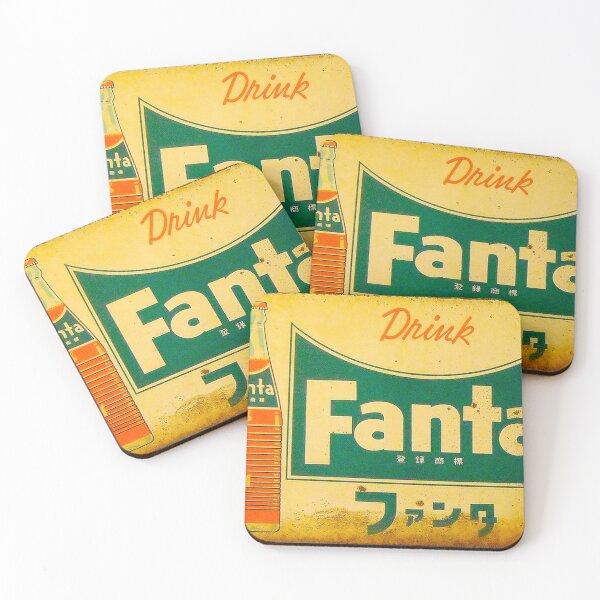 Item preview, Showa Retro Japanese Fanta Sign - Vintage Rusty Advertisement designed and sold by Maison Taro.