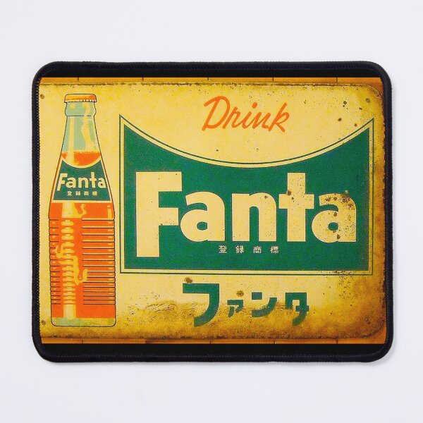 Item preview, Showa Retro Japanese Fanta Sign - Vintage Rusty Advertisement designed and sold by Maison Taro.