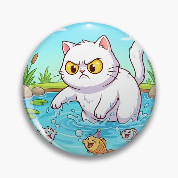 Item preview, Splashy Cat designed and sold by OffBeatLab.