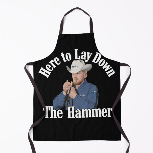 Item preview, Sam Darnold Here To Lay Down The Hammer Football designed and sold by JacquelinePerki.