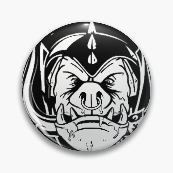 Item preview, Motor Head Snaggletooth Warpig Classic Black White designed and sold by PhilippeLeroux1.