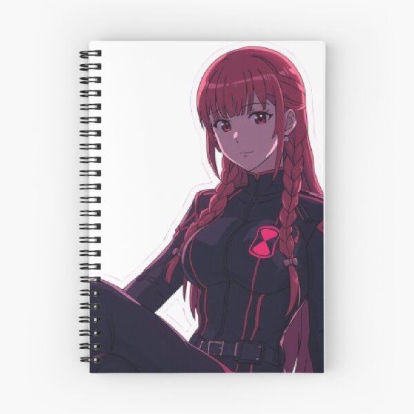 Item preview, Black Widow - Lofi Anime Girl Aesthetic designed and sold by FandomGirlPolly.