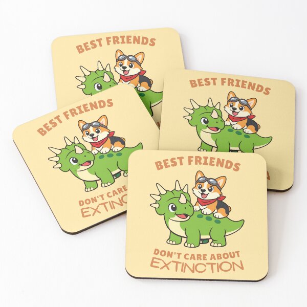 Item preview, Corgi Riding Styracosaurus – Best Friends Don't Care About Extinction Funny Dinosaur Dog Design designed and sold by ThatDoggoArtist.