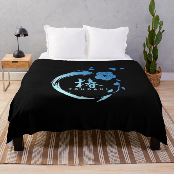 Item preview, Japanese Camellia Emblem Blue Circle designed and sold by Sanagiatelier.