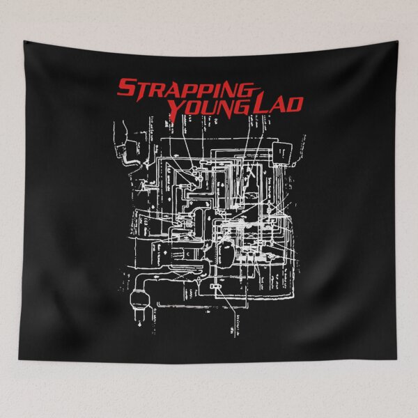 Item preview, Vintage Strapping Young Lad Band Logo designed and sold by PhilippeLeroux1.