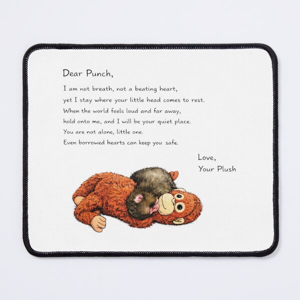 Item preview, Team Punch, Punch the monkey - Baby Monkey Holding Plush Toy, Monkey Punch  designed and sold by MD-Over.