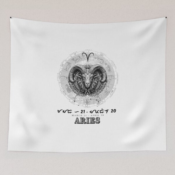 Item preview, ZODIAC SIGN - ARIES designed and sold by CraftsMeDesign.
