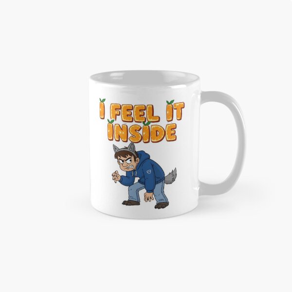 Item preview, I Feel It Inside - Angry Wolf Boy & Orange Citrus Typography designed and sold by OVXIO.