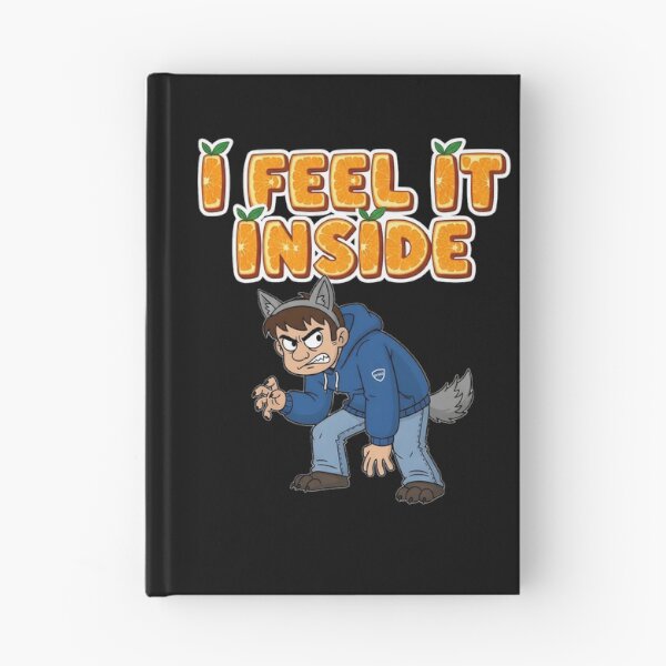 Item preview, I Feel It Inside - Angry Wolf Boy & Orange Citrus Typography designed and sold by OVXIO.