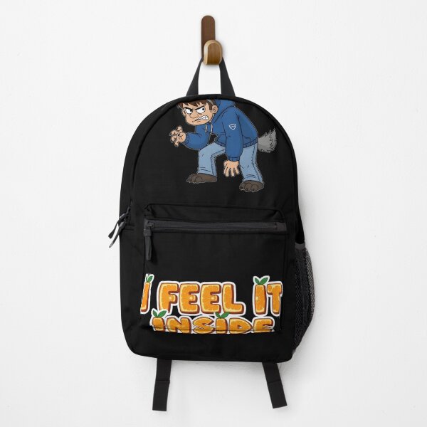 Item preview, I Feel It Inside - Angry Wolf Boy & Orange Citrus Typography designed and sold by OVXIO.