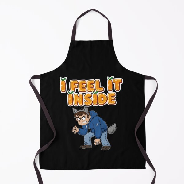 Item preview, I Feel It Inside - Angry Wolf Boy & Orange Citrus Typography designed and sold by OVXIO.