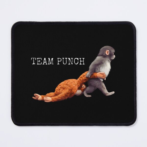 Item preview, Team Punch, Punch the monkey - Baby Monkey Holding Plush Toy, Monkey Punch  designed and sold by MD-Over.