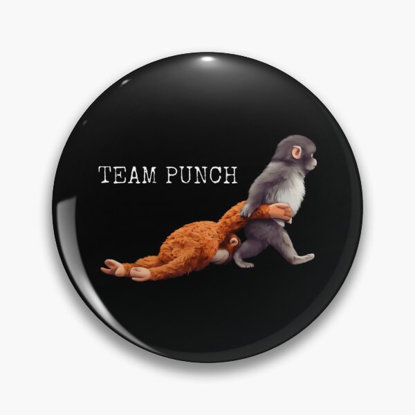 Item preview, Team Punch, Punch the monkey - Baby Monkey Holding Plush Toy, Monkey Punch  designed and sold by MD-Over.