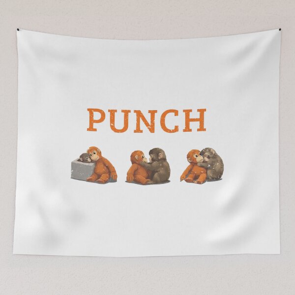 Item preview, Team Punch, Punch the monkey - Baby Monkey Holding Plush Toy, Monkey Punch  designed and sold by MD-Over.